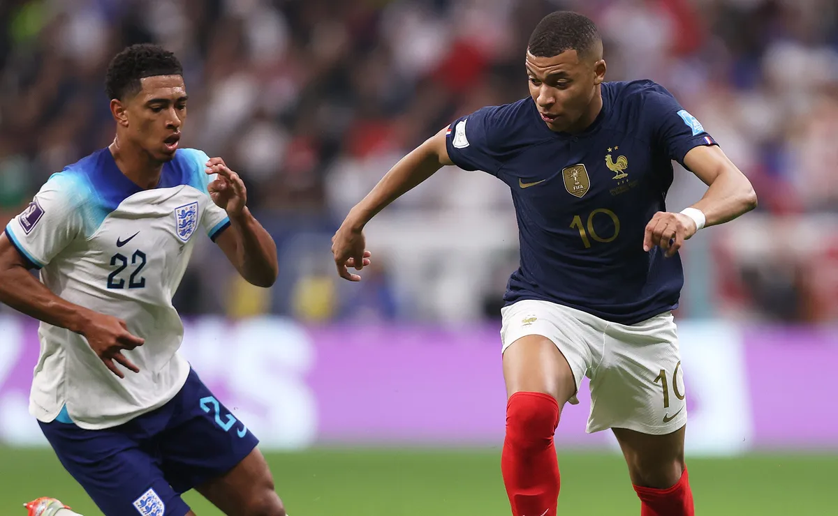 França x Inglaterra: onde assistir ao vivo, horário e prováveis escalações da Copa do Mundo