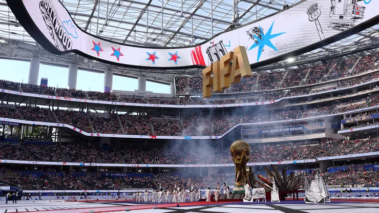 Abertura da Copa do Mundo. (Photo by Dean Mouhtaropoulos/Getty Images)