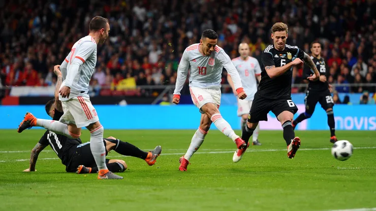 Espanha x Argentina em 2018. (Photo by Denis Doyle/Getty Images)