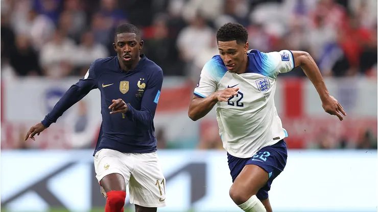 França x Inglaterra na Copa de 2022. (Photo by Julian Finney/Getty Images)