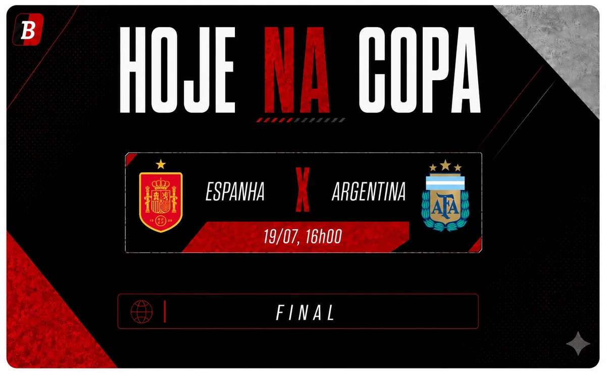 Espanha x Argentina decide o título da Copa do Mundo; veja horário e onde assistir ao vivo