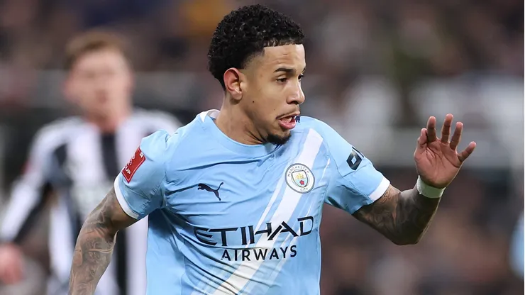 Revelado no Galo, Savinho está de saída do Manchester City (Photo by Alex Livesey)