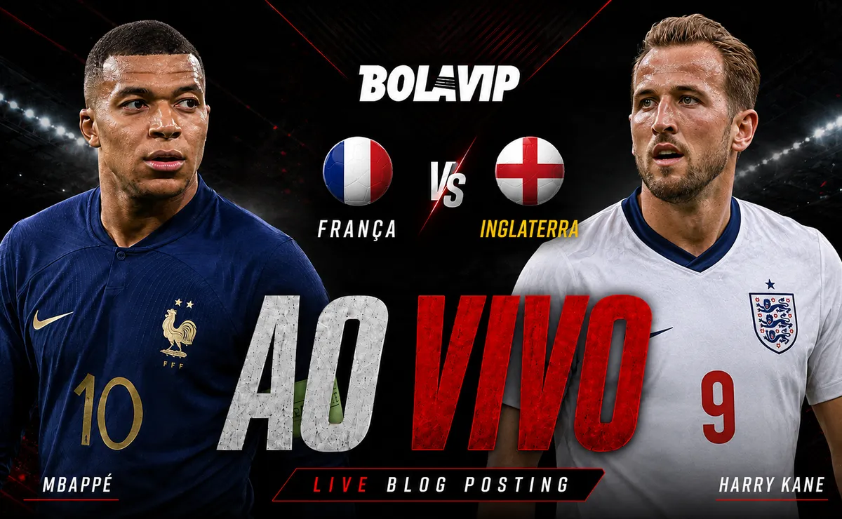Ao Vivo | França x Inglaterra – 0 x 2 – Konsa aumenta a vantagem pela Copa do Mundo