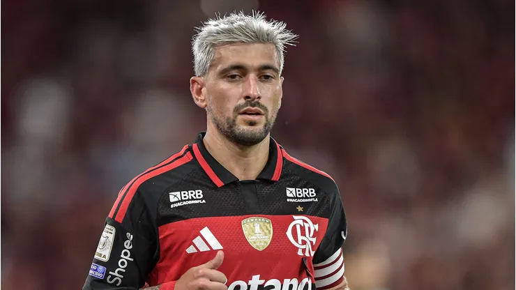 Arrascaeta pelo Flamengo. Foto: Thiago Ribeiro/AGIF