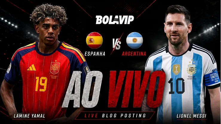 Espanha x Argentina é transmitido ao vivo pelo Bolavip Brasil
