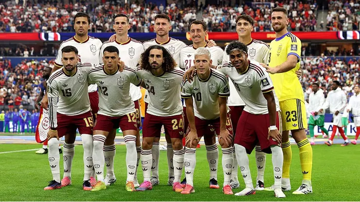 Espanha na Copa do Mundo. Foto: Florencia Tan Jun/Getty Images