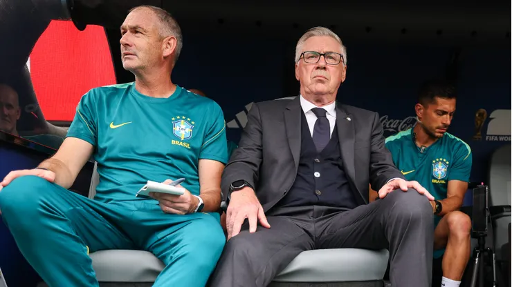 Ancelotti, treinador do Brasil. Foto: Justin Setterfield/Getty Images