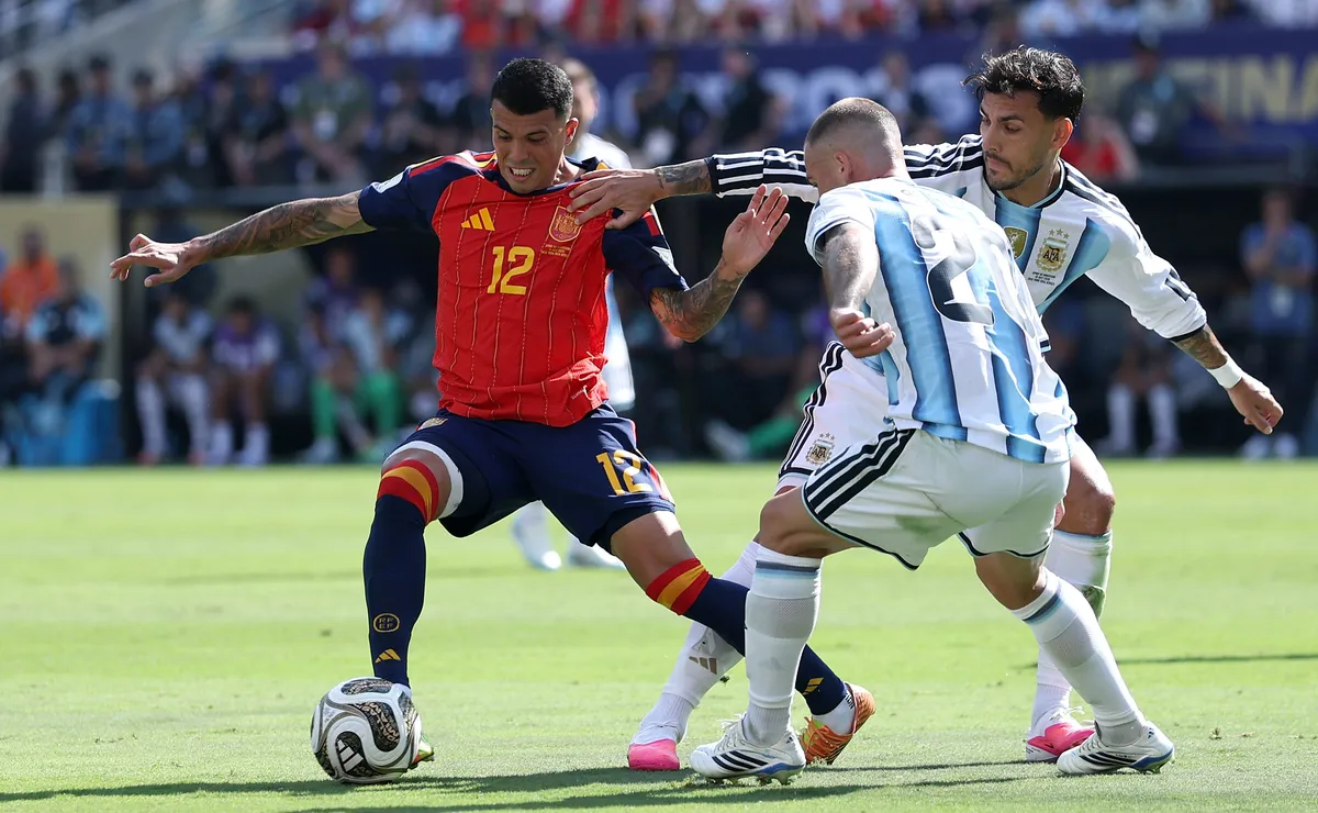 Espanha x Argentina registra menor número de finalizações em 1º tempo de final desde 1966
