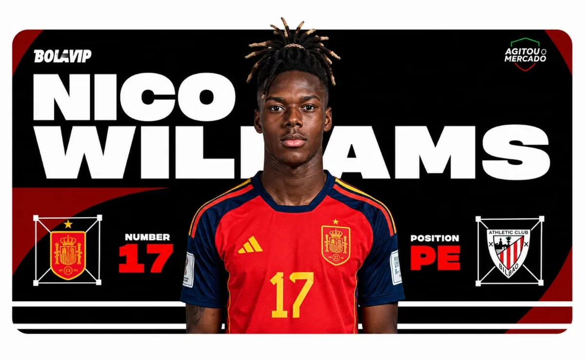 Agitou o mercado: Nico Williams é decisivo em Espanha x Argentina e brilha na Copa do Mundo