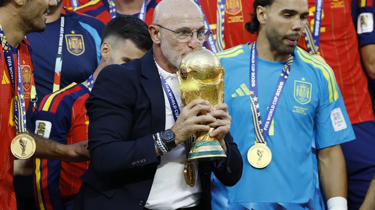 De La Fuente levou a Espanha ao título mundial. Foto: Maurice van Steen/IMAGO/ANP