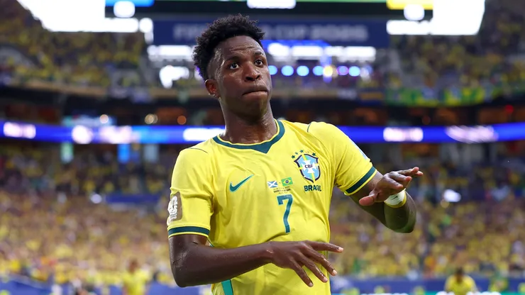 Vini Jr. foi o destaque do Brasil na Copa de 2026 - Foto: Megan Briggs/Getty Images