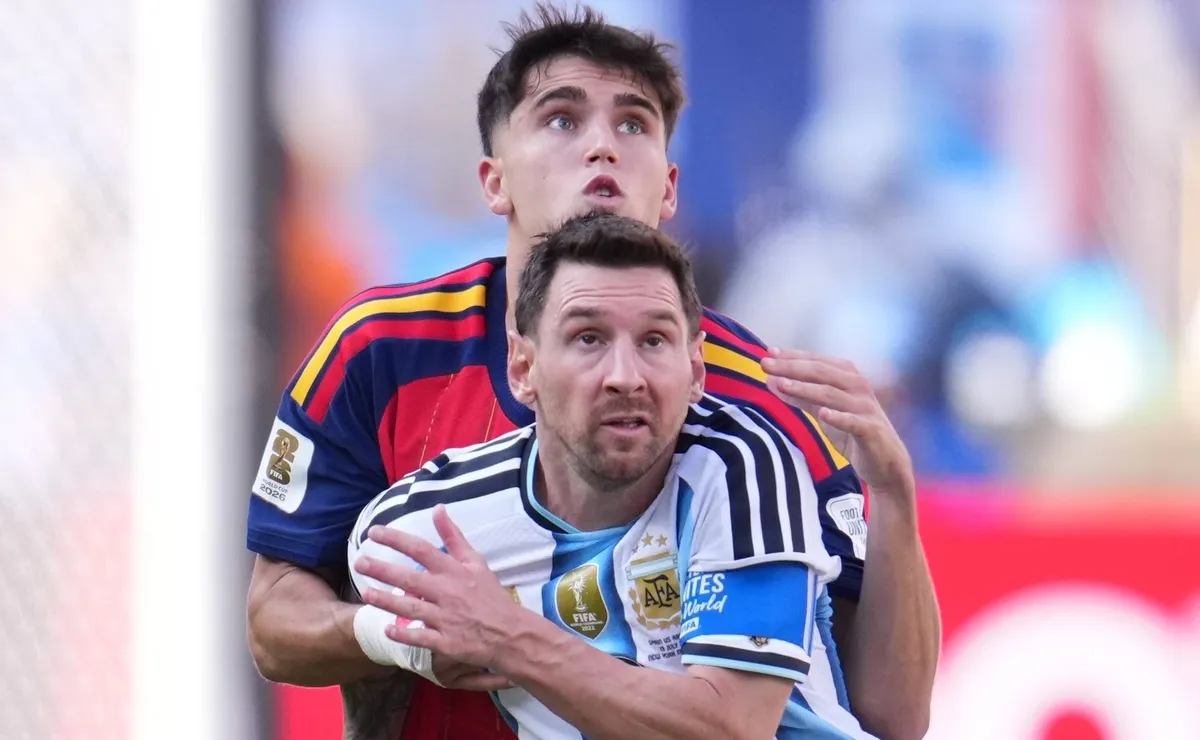 Pau Cubarsí se derrete por Messi após Espanha x Argentina na final: “Isso é um sonho”