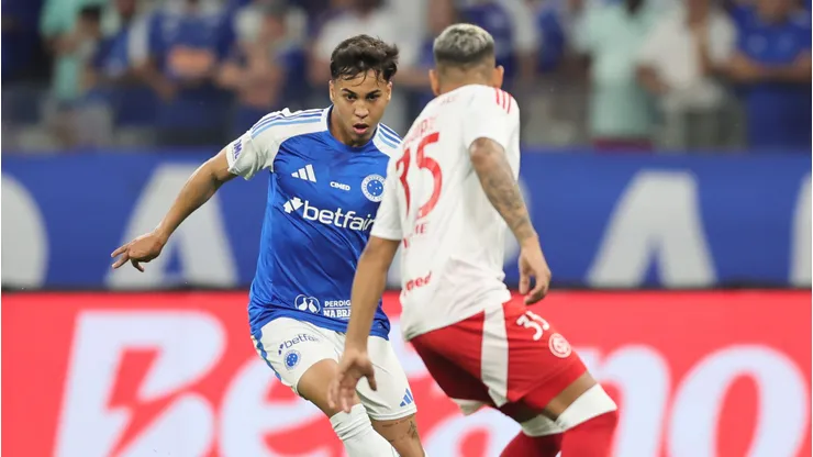 Kaio Jorge jogador do Cruzeiro durante partida contra o Internacional no estádio Mineirão. Foto: Gilson Lobo/AGIF