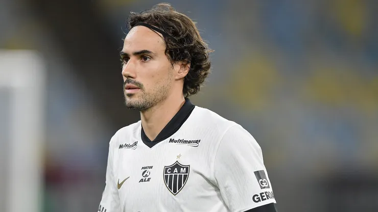 Igor Gomes jogador do Atlético-MG durante partida contra o Fluminense. Foto: Thiago Ribeiro/AGIF
