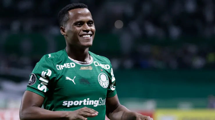 Jhon Arias em campo pelo Palmeiras. Foto: Marcello Zambrana/AGIF