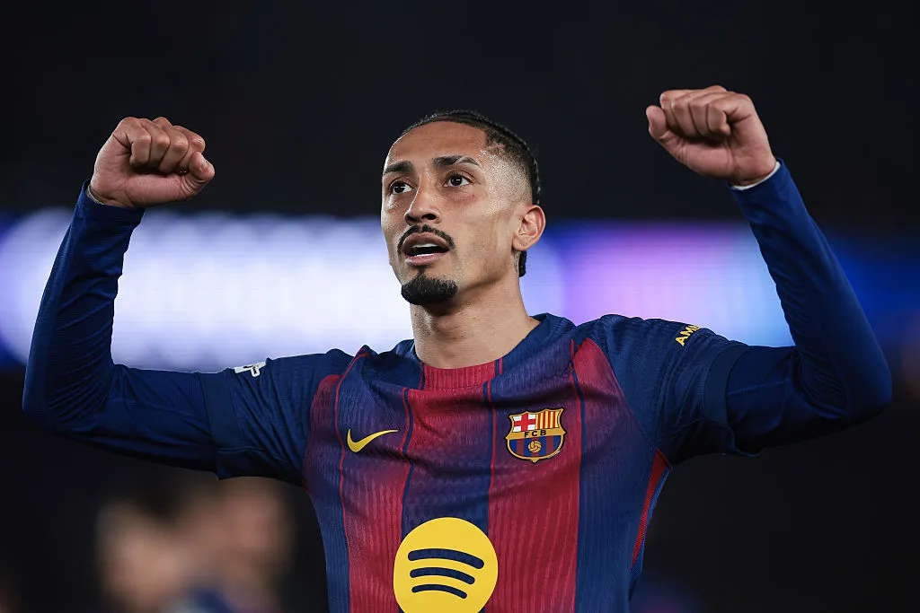 Raphinha. Foto: Eric Alonso/Getty Images