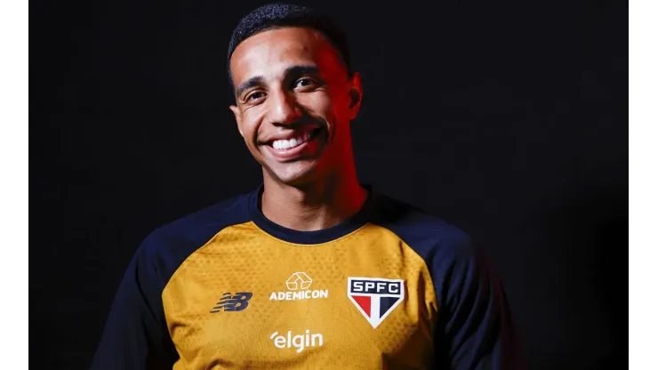 Victor Sá aparece no BID e pode estrear pelo São Paulo. Foto: Rubens Chiri / São Paulo FC