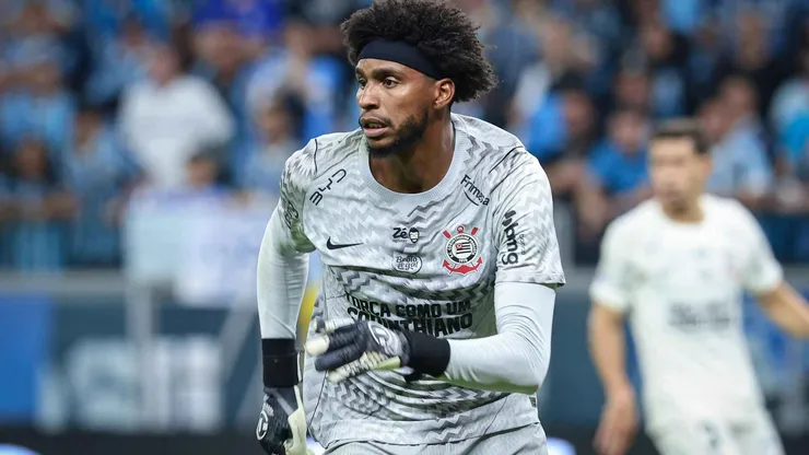 Hugo Souza, do Corinthians. Crédito: Richard Ducker/DiaEsportivo/Alamy Live News