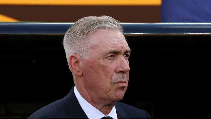 Carlo Ancelotti, treinador da Seleção Brasileira. Foto: Darrian Traynor/Getty Images