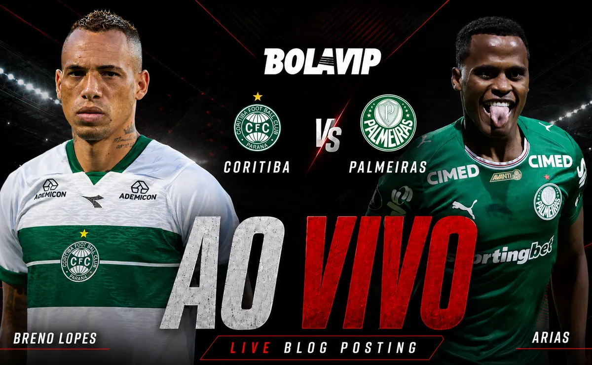 Ao Vivo | Coritiba xPalmeiras: acompanhe de graça o pré jogo em tempo real | Brasileirão