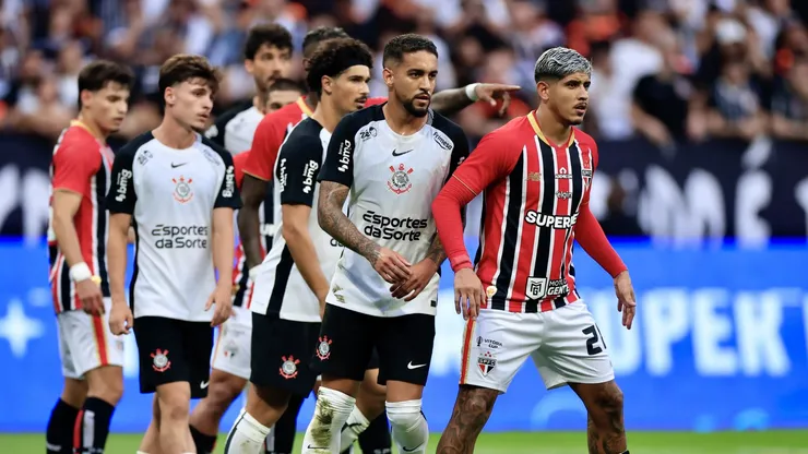 Clássico entre Corinthians x São Paulo na Neo Química Arena em 2026.