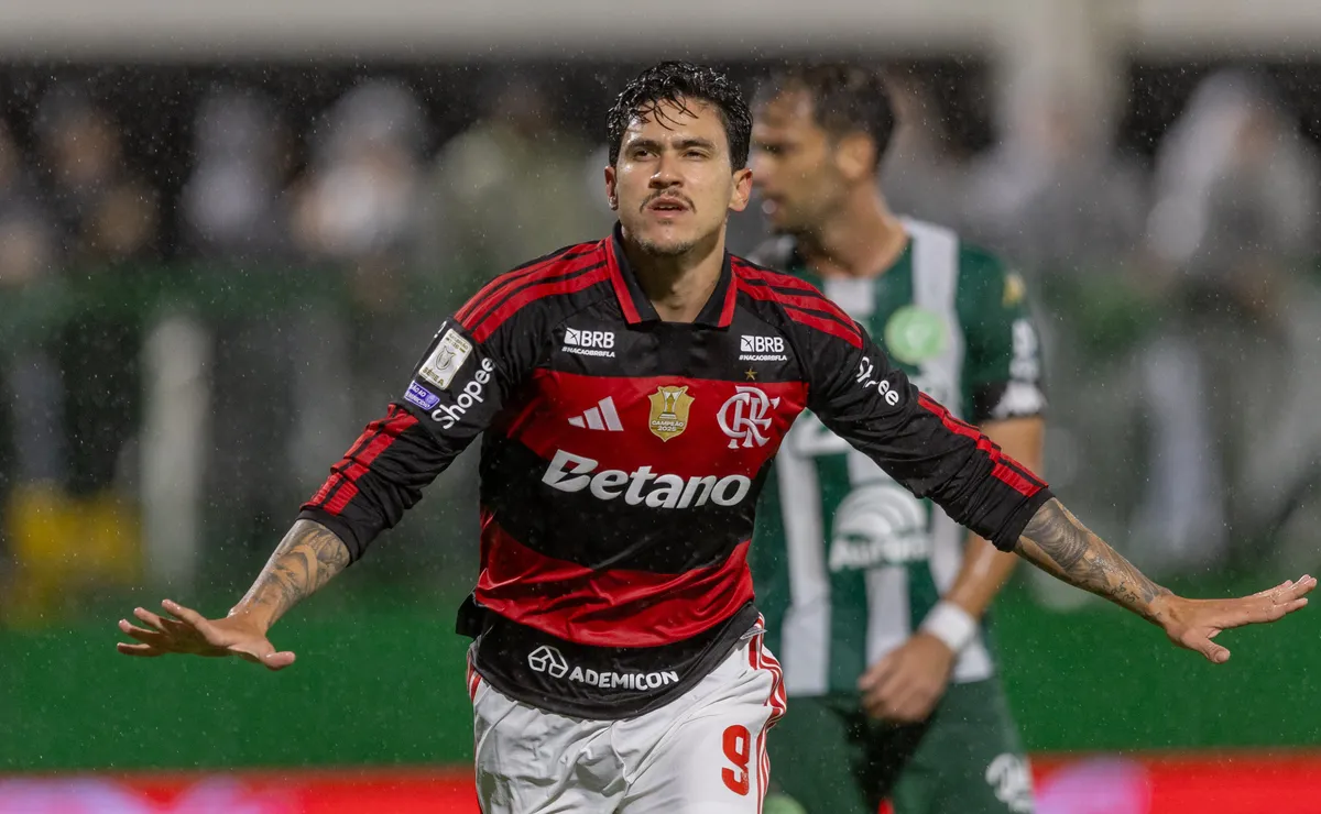 Pedro vive melhor média de gols pelo Flamengo no Brasileirão após marcar contra a Chapecoense