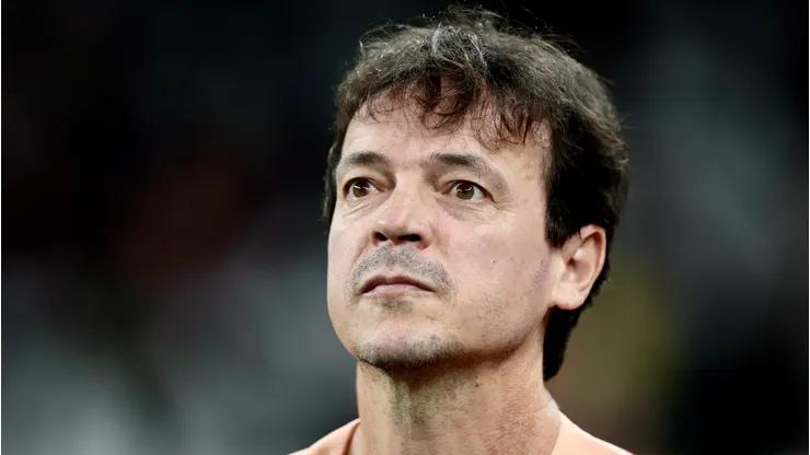 Fernando Diniz durante partida da Libertadores na Neo Química Arena.