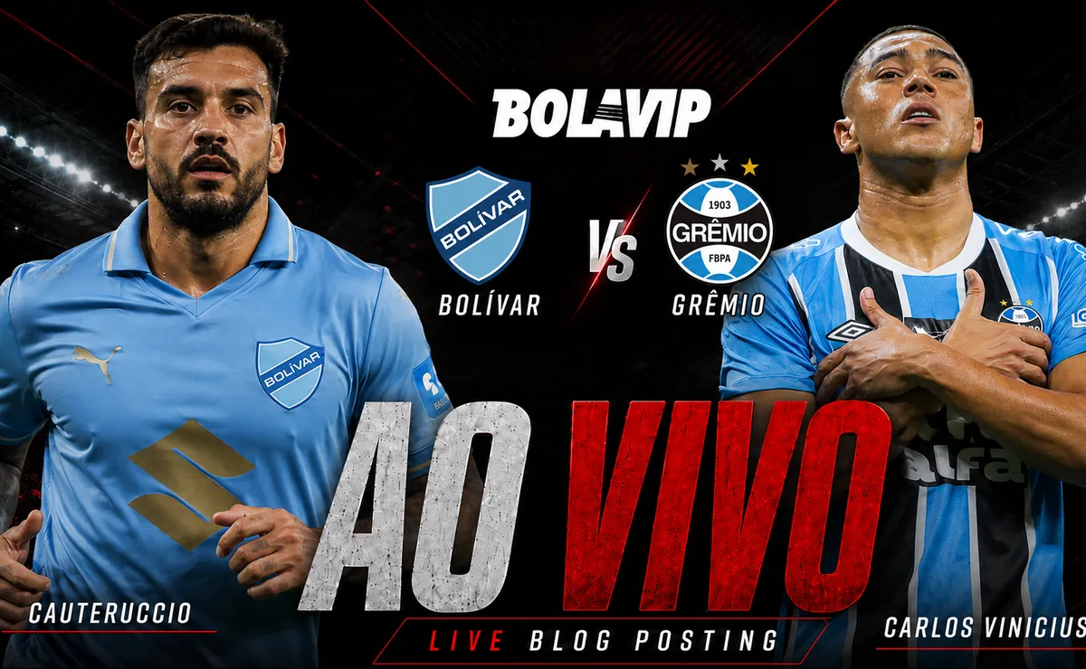 Ao Vivo | Bolívar x Grêmio: acompanhe de graça o pré jogo em tempo real | Copa Sul-Americana