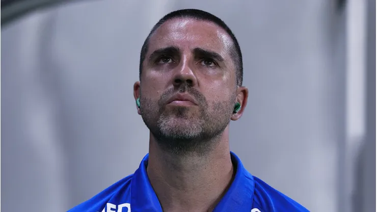 SP - SAO PAULO - 02/05/2026 - BRASILEIRO A 2026, PALMEIRAS X SANTOS - Joao Martins auxiliar tecnico do Palmeiras durante partida contra o Santos no estadio Arena Allianz Parque pelo campeonato Brasileiro A 2026. Foto: Ettore Chiereguini/AGIF