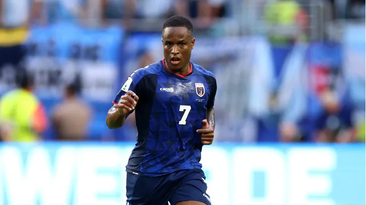 Jovane Cabral em Argentina x Cabo Verde, na Copa
