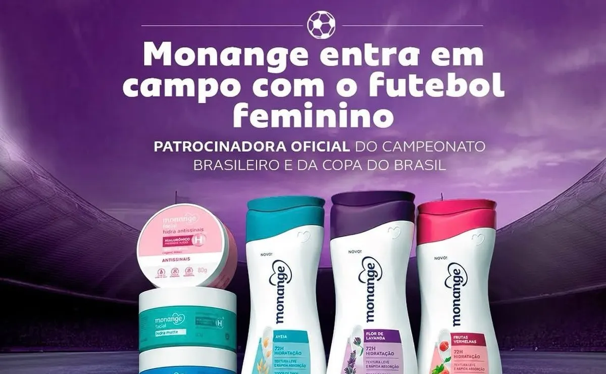 Monange anuncia patrocínio ao Campeonato Brasileiro Feminino e à Copa do Brasil Feminina