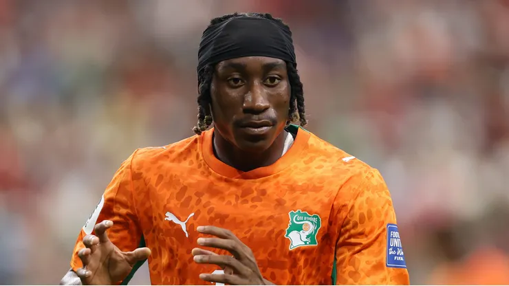 Diomandé durante partida contra a Noruega na Copa