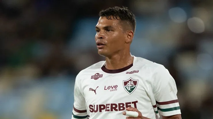 Thiago Silva jogador do Fluminense durante partida contra o Bahia no estádio Maracanã. Foto: Jorge Rodrigues/AGIF