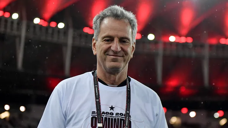 RJ - RIO DE JANEIRO - 25/08/2024 - BRASILEIRO A 2024, FLAMENGO X BRAGANTINO - Rodolfo Landim presidente do Flamengo. Foto: Thiago Ribeiro/AGIF