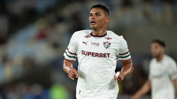 Thiago Silva reestreia pelo Fluminense diante do Grêmio. Foto: Jorge Rodrigues/AGIF