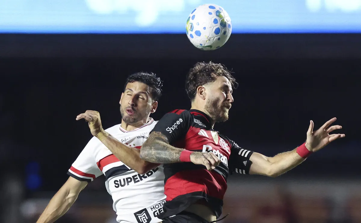 Nos últimos cinco jogos entre Flamengo e São Paulo, o Rubro-Negro venceu apenas uma vez