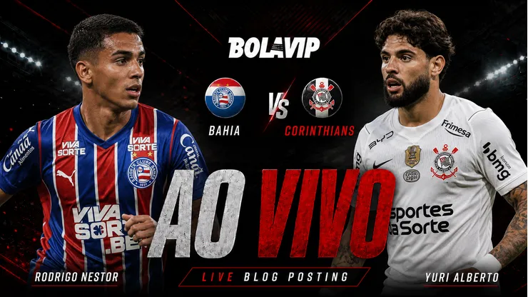 Bahia x Corinthians é transmitido ao vivo pelo Bolavip Brasil