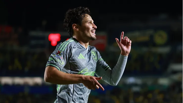 Raphael Veiga, meia do América do México, emprestado pelo Palmeiras - Foto: Hector Vivas/Getty Images