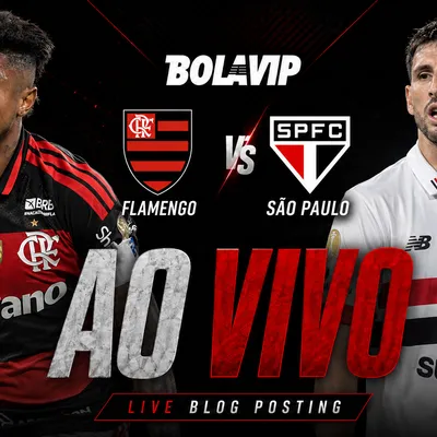 Flamengo e São Paulo empatam em segundo tempo animado