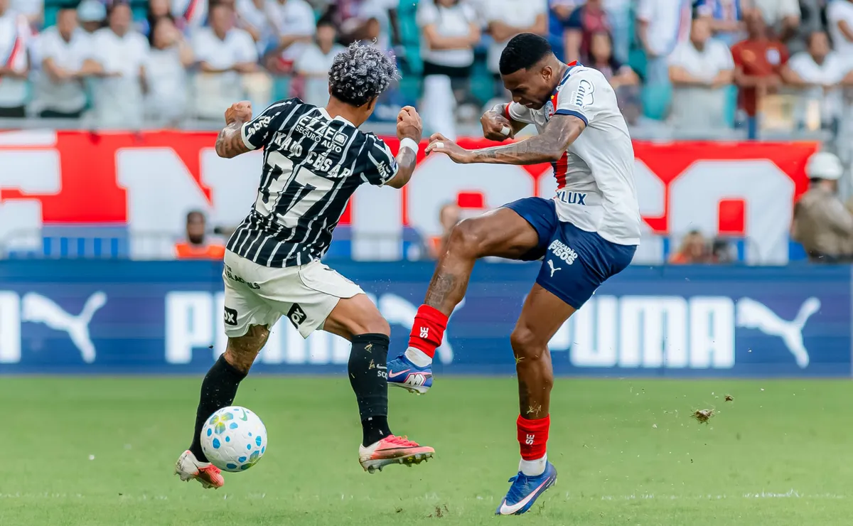 Corinthians empata com o Bahia em jogo bastante pegado na Arena Fonte Nova