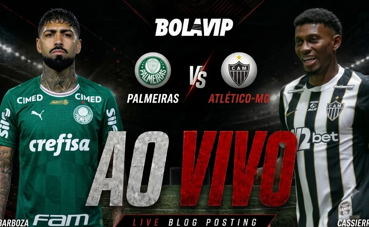 Ao Vivo | Palmeiras x Atlético-MG: acompanhe de graça o jogo em tempo real | Brasileirão 2026