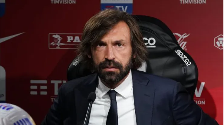 Técnico Pirlo. Foto: Claudio Villa/Getty Images for Lega Serie A