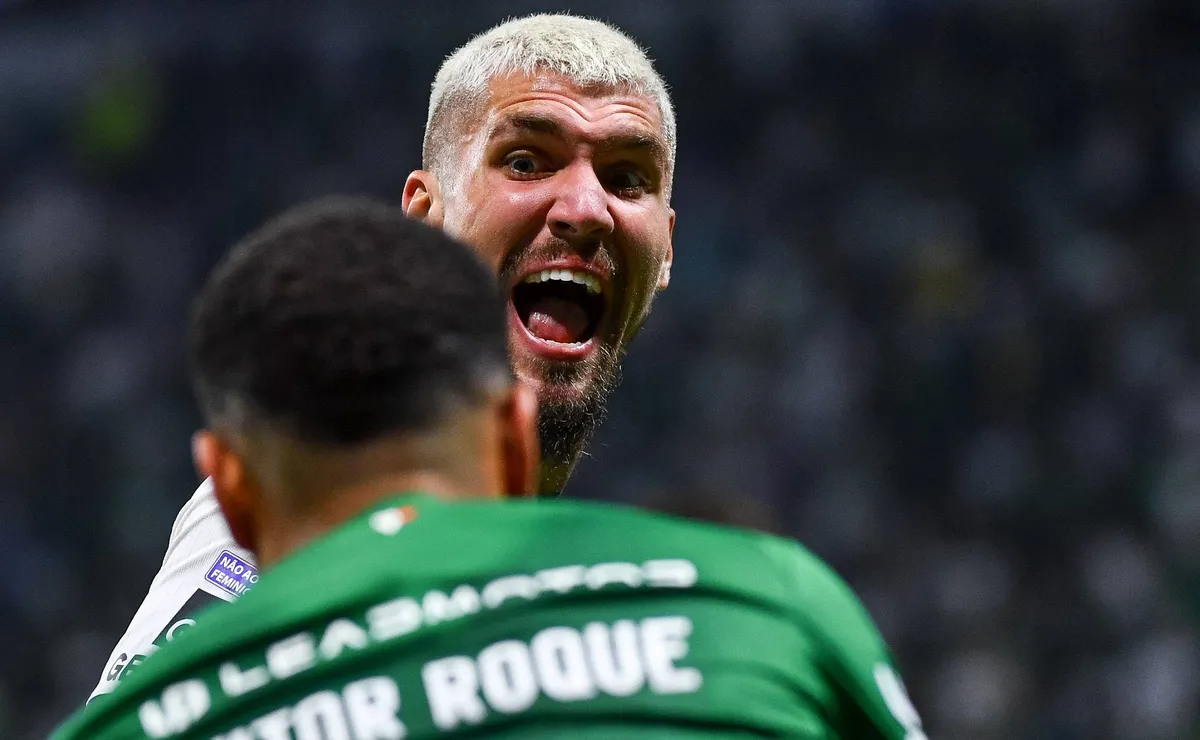 Palmeiras x Atlético-MG: Vitor Roque vai às redes e ‘responde’ Lyanco após provocação