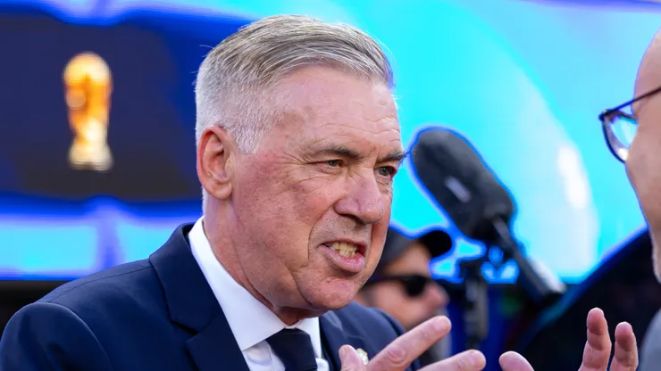 Carlo Ancelotti durante a partida no estadio MetLife Stadium pela Copa do Mundo 2026