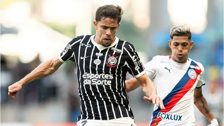 Gabriel Paulista jogador do Corinthians durante partida contra o Bahia. Foto: Jhony Pinho/AGIF