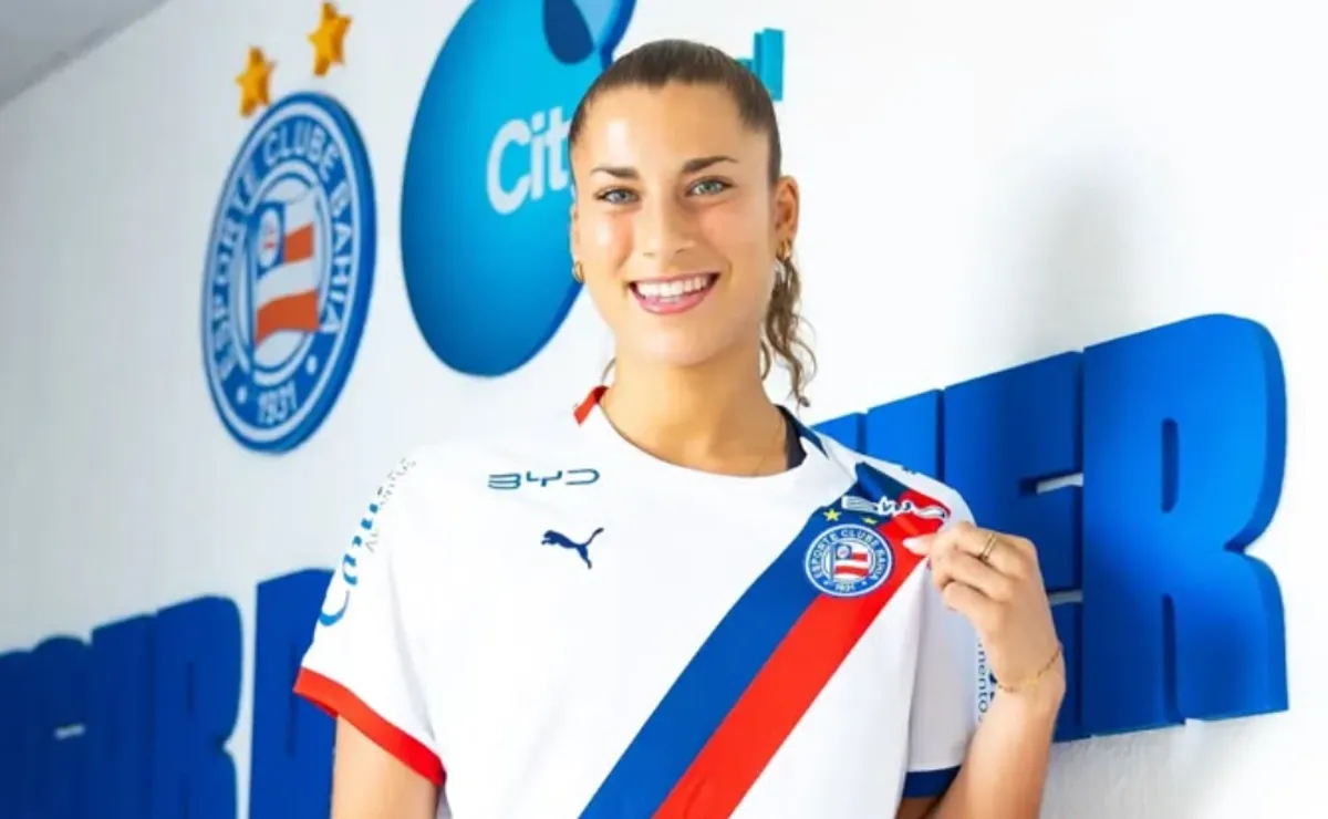 Bahia anuncia a contratação da atacante Maia Rodrigues, que estava no futebol português