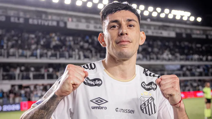 Escobar está perto de carimbr sua permanência no Peixe - Foto: Raul Baretta/ Santos FC.