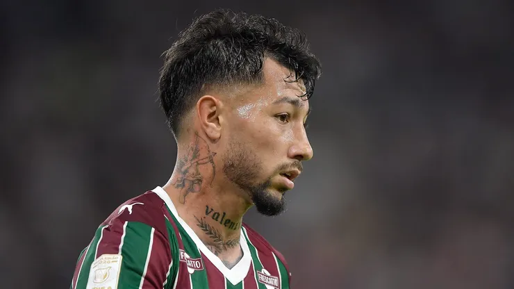 RJ - RIO DE JANEIRO - 17/07/2026 - BRASILEIRO A 2026, FLUMINENSE X BRAGANTINO - Lucho Acosta jogador do Fluminense durante partida contra o Bragantino no estadio Maracana pelo campeonato Brasileiro A 2026. Foto: Thiago Ribeiro/AGIF