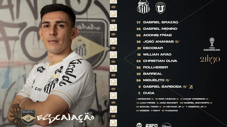 Foto: Santos/X
