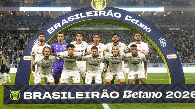 Time titular do Fluminense em partida diante do Grêmio